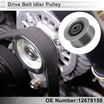 Drive Belt Idler Pulley Steel 1 x for Buick Lacrosse (2018–2019)