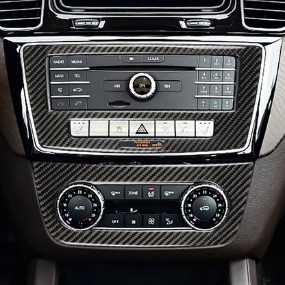 Carbon Fiber CD Panel Cover Trim for Mercedes Benz GLE W166 (2015-2019)