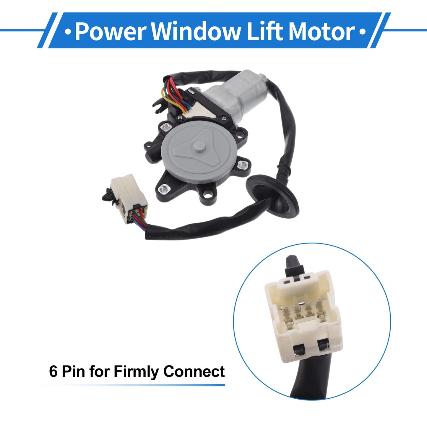 Front Left Power Window Regulator Motor for Nissan Murano (2003-2007)