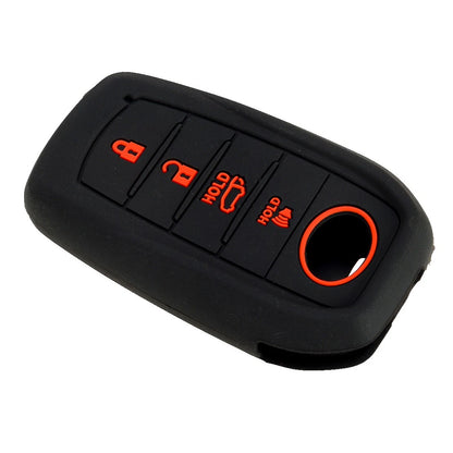 2 x Key Cover Case Fob Holder for Toyota Tundra, Land Cruiser, RAV4 (2019-2023)
