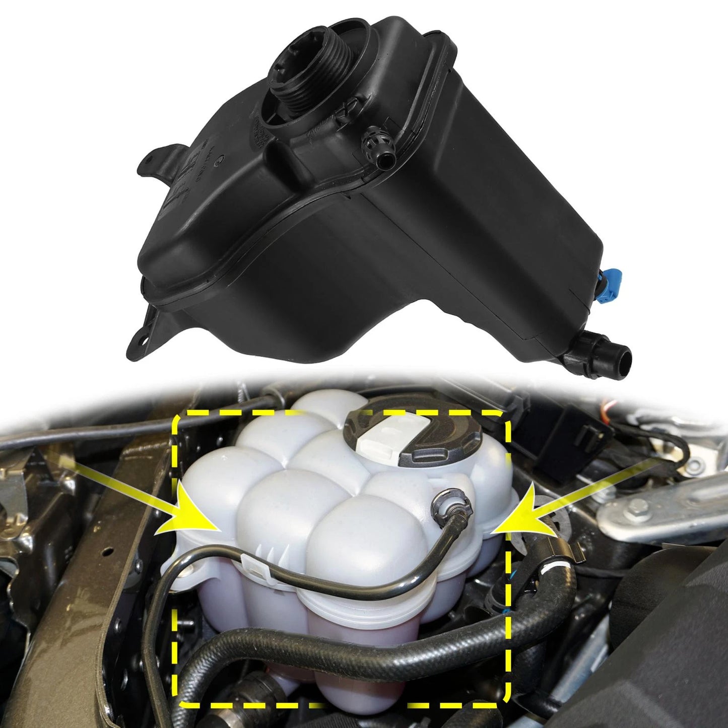 Coolant Reservoir Tank for BMW 330i, X1, 335i, 135i, 323i, 328i (2006-2013)