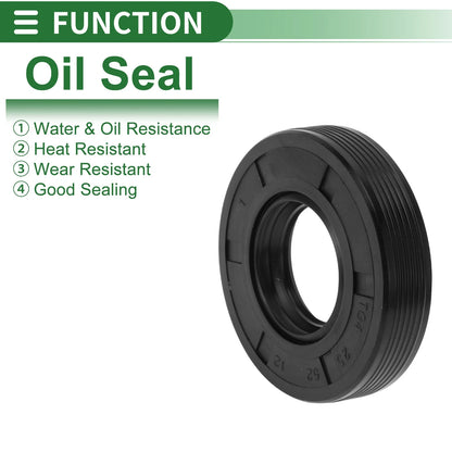 Oil Seal 25x52x12mm NBR Rubber Black for Make Model