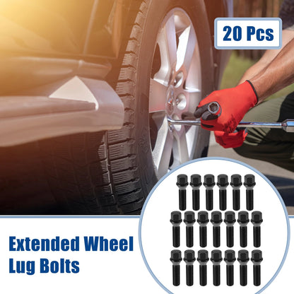 M14x1.5 Extended Wheel Lug Bolts 45mm Shank for BMW X3 E83 (2004-2010)