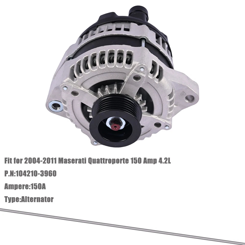 Alternator 4.2L for Maserati GranTurismo Quattroporte (2008–2012)