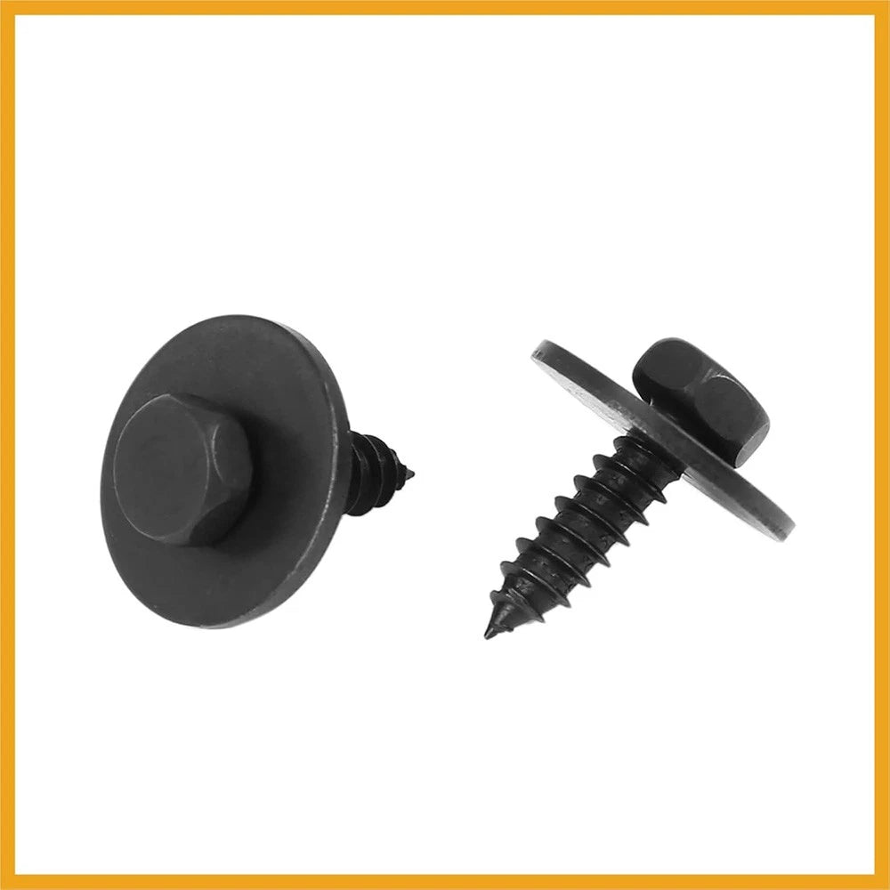 10 Pcs Wheel Arch Trim Hex Head Screws for BMW X5 X6 E46 E60 E90