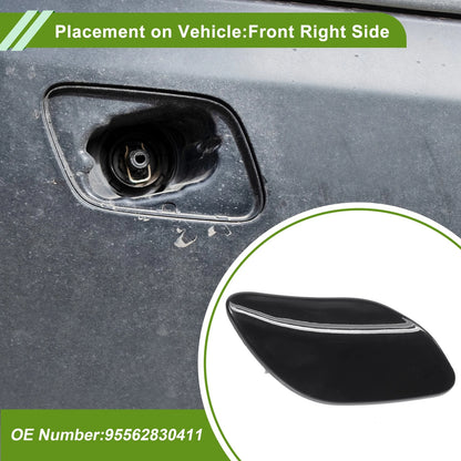 Washer Nozzle Cover for Porsche Cayenne Turbo (2003-2010) - Black Cap