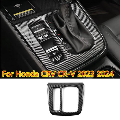 Carbon Gear Shift Panel Cover Trim for Honda CR-V (2023–2024)