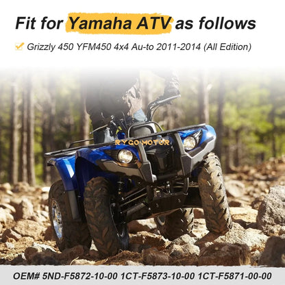 Front Brake Hose Line Pipe for Yamaha Grizzly 450 YFM450 4x4 Auto (2011–2014)