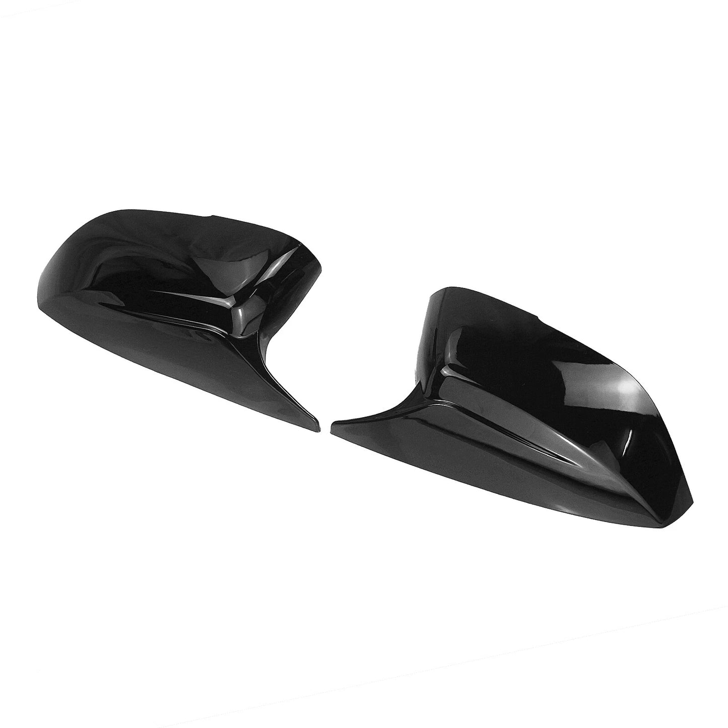 Rearview Mirror Cover Caps for Infiniti Q50 Q60 Gloss Black (2014-2023)