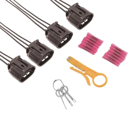 4 x Ignition Coil Connectors for Mitsubishi Outlander Lancer 2.0L 2.4L