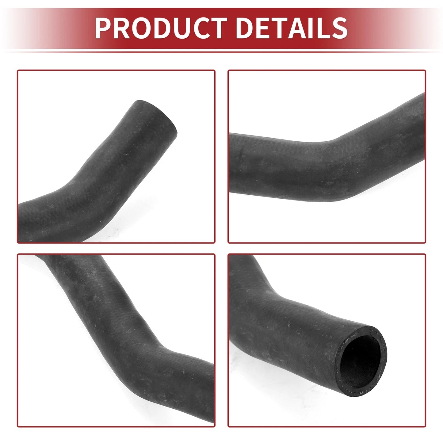 Radiator Hose for Toyota FJ Cruiser 4.0L (2007-2014) - Rubber Black