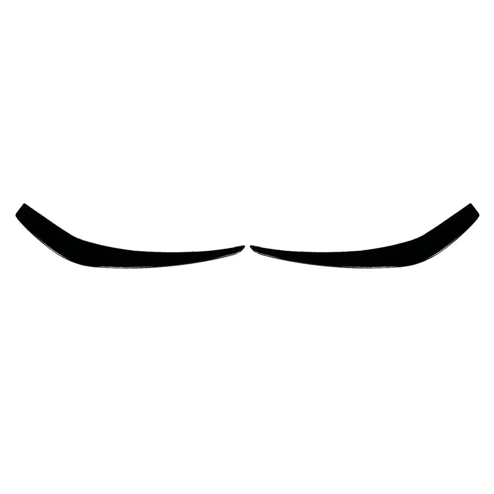 Glossy Black Front Bumper Side Air Vent Trims for Benz A Class (2013-2015)