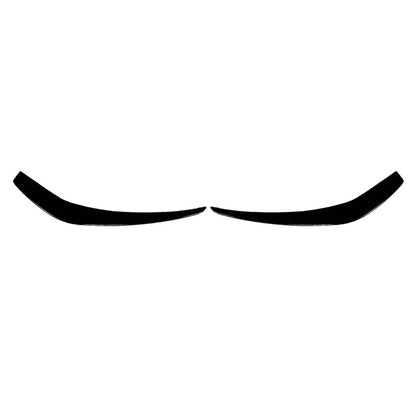 Glossy Black Front Bumper Side Air Vent Trims for Benz A Class (2013-2015)