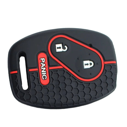 Black Red Silicone Key Shell Housing Case Cover for Honda (New)