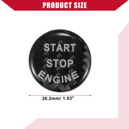 Carbon Fiber Engine Start Stop Button Cover for BMW X5 E70 (2007-2013)