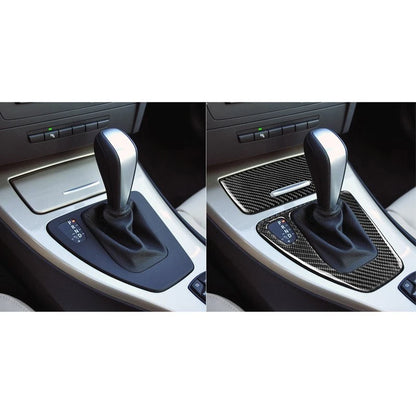 Soft Carbon Fiber Gear Shift Panel Trim for BMW 3 Series E90 2005-2012