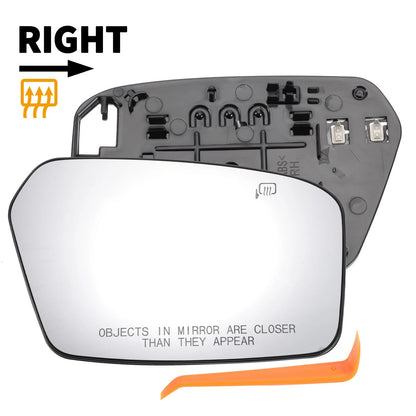 Heated Right Passenger Side Mirror Glass for Ford Fusion (2006-2010)