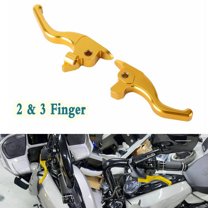 Finger Brake Clutch Hand Levers for Harley Tri Glide CVO/SE FLHTCUTG (2020)