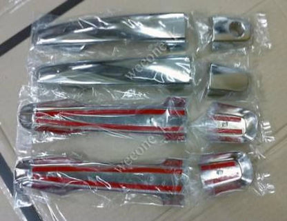 4 Door Handle Cover Trim for Mitsubishi L200 Triton (2006-2014)