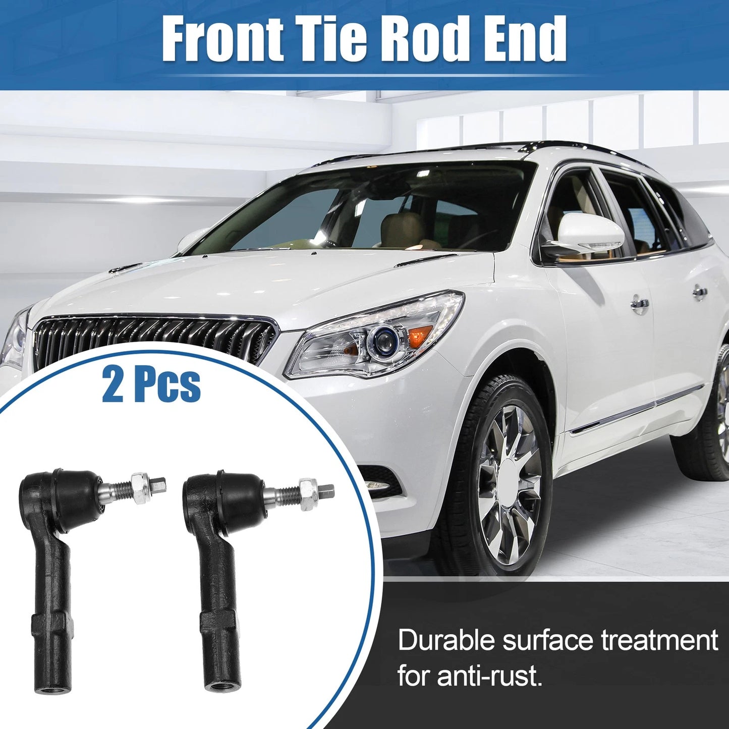 2 x Front Links Suspension Tie Rod End for Buick Enclave (2008–2017)