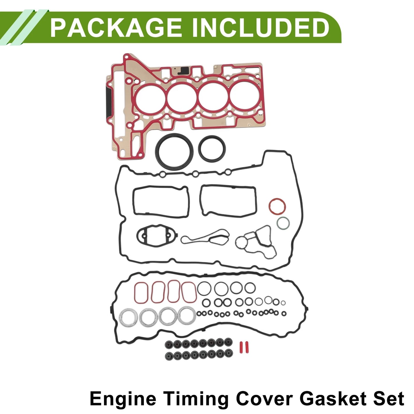 Engine Timing Cover Gasket Set for BMW 228i 2.0L (2014-2016)