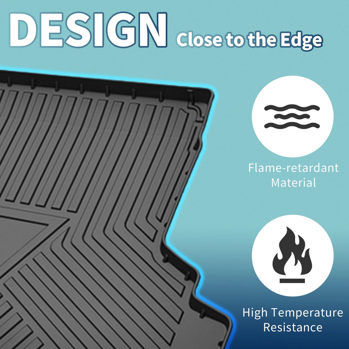 Flat Face Cargo Liner Rear Trunk Mat for Subaru Forester (2019-2024)