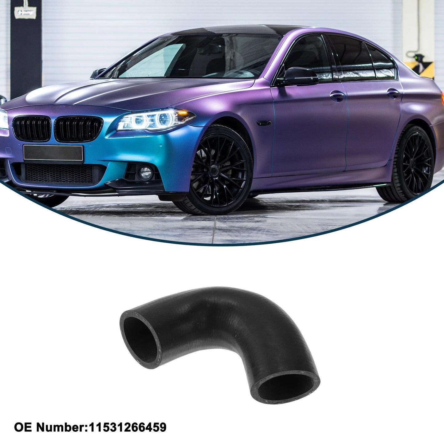 Radiator Hose for BMW 528i (1979-1981) Rubber Coolant Pipe