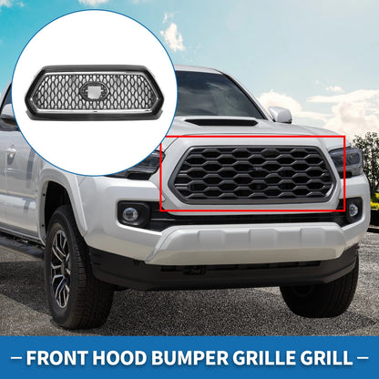 Front Hood Bumper Grille Chrome for Toyota Tacoma (2019-2020)