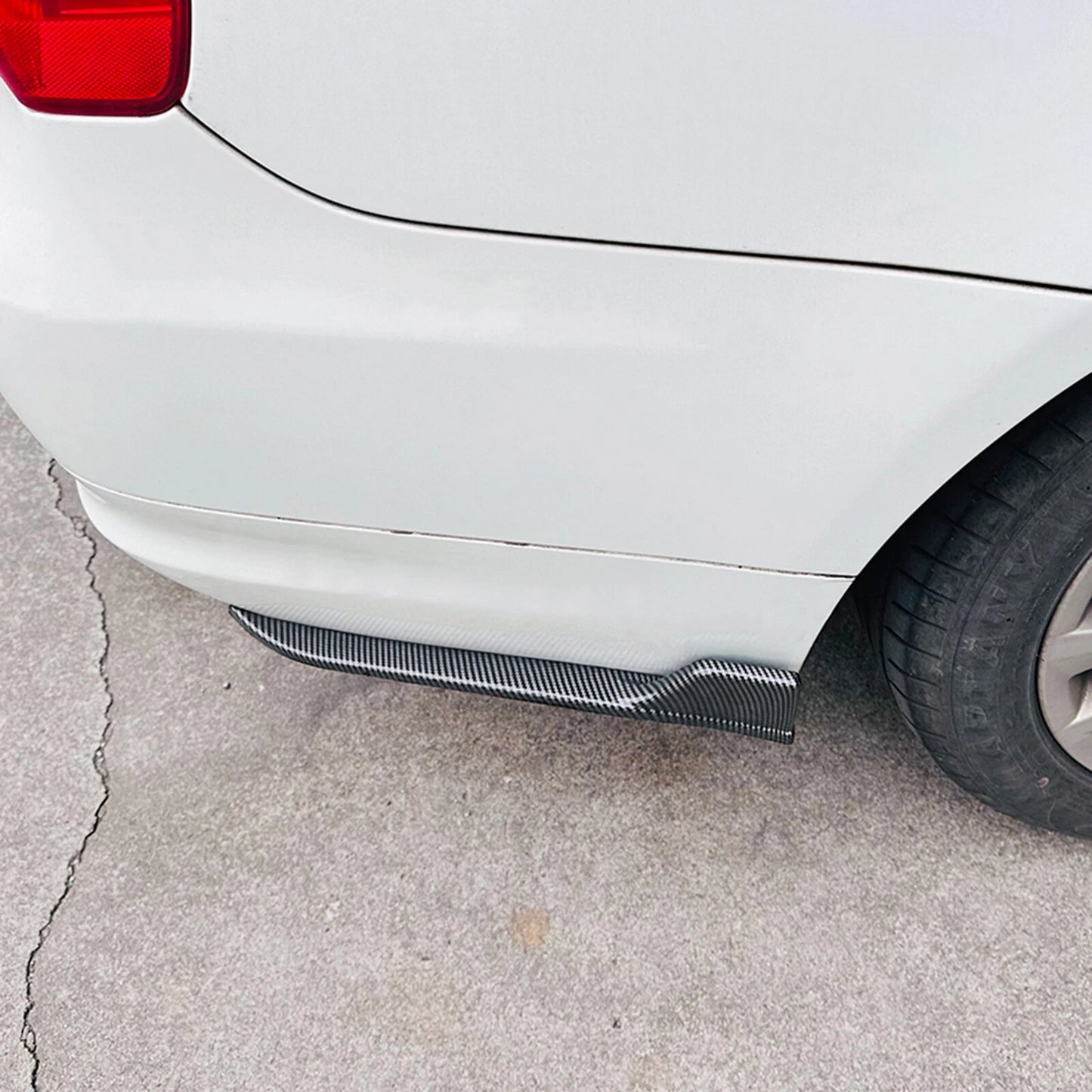 Rear Bumper Side Splitter Trim for BMW 3 Series E90 (2005-2012) Gloss Black