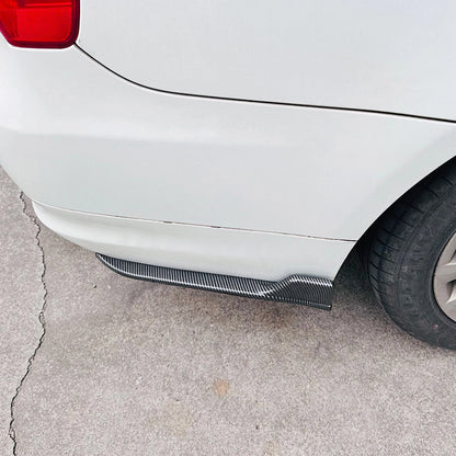 Rear Bumper Side Splitter Trim for BMW 3 Series E90 (2005-2012) Gloss Black