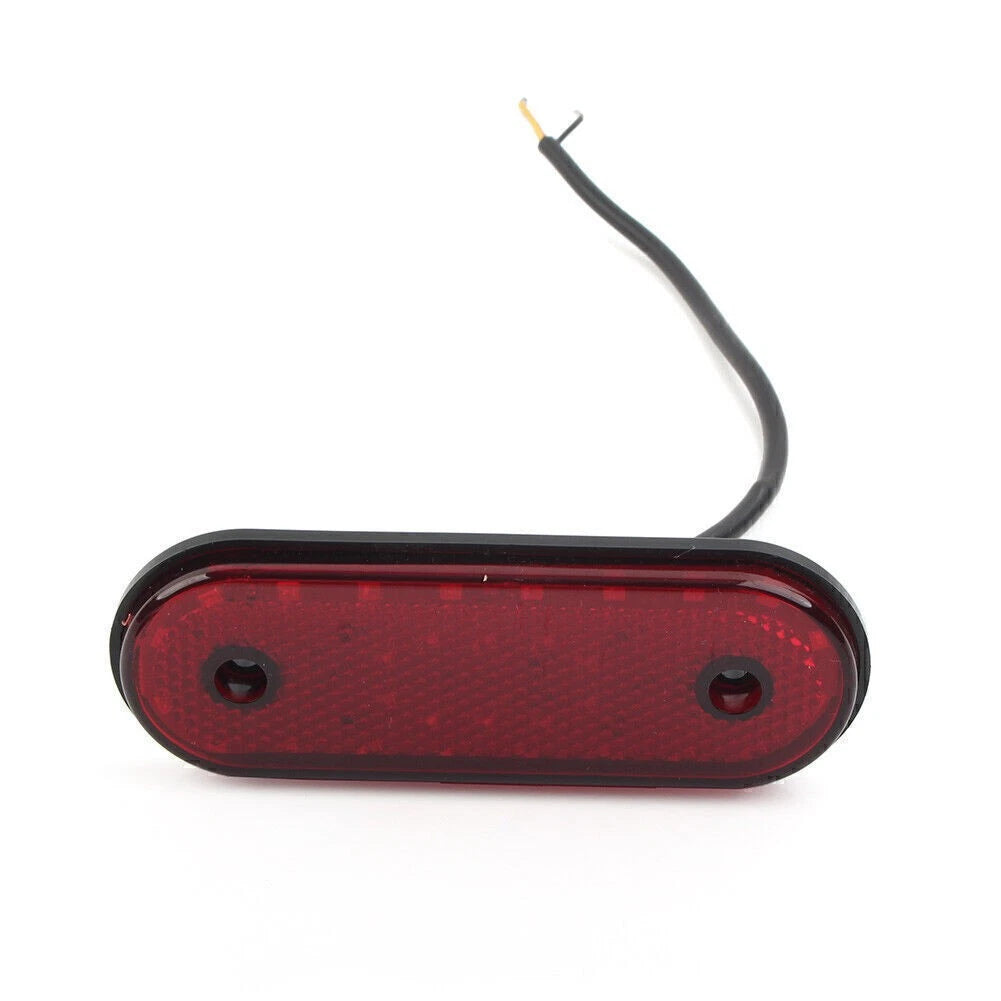 24V LED Oval Side Marker Indicator Light for Trailer Truck Lorry Van