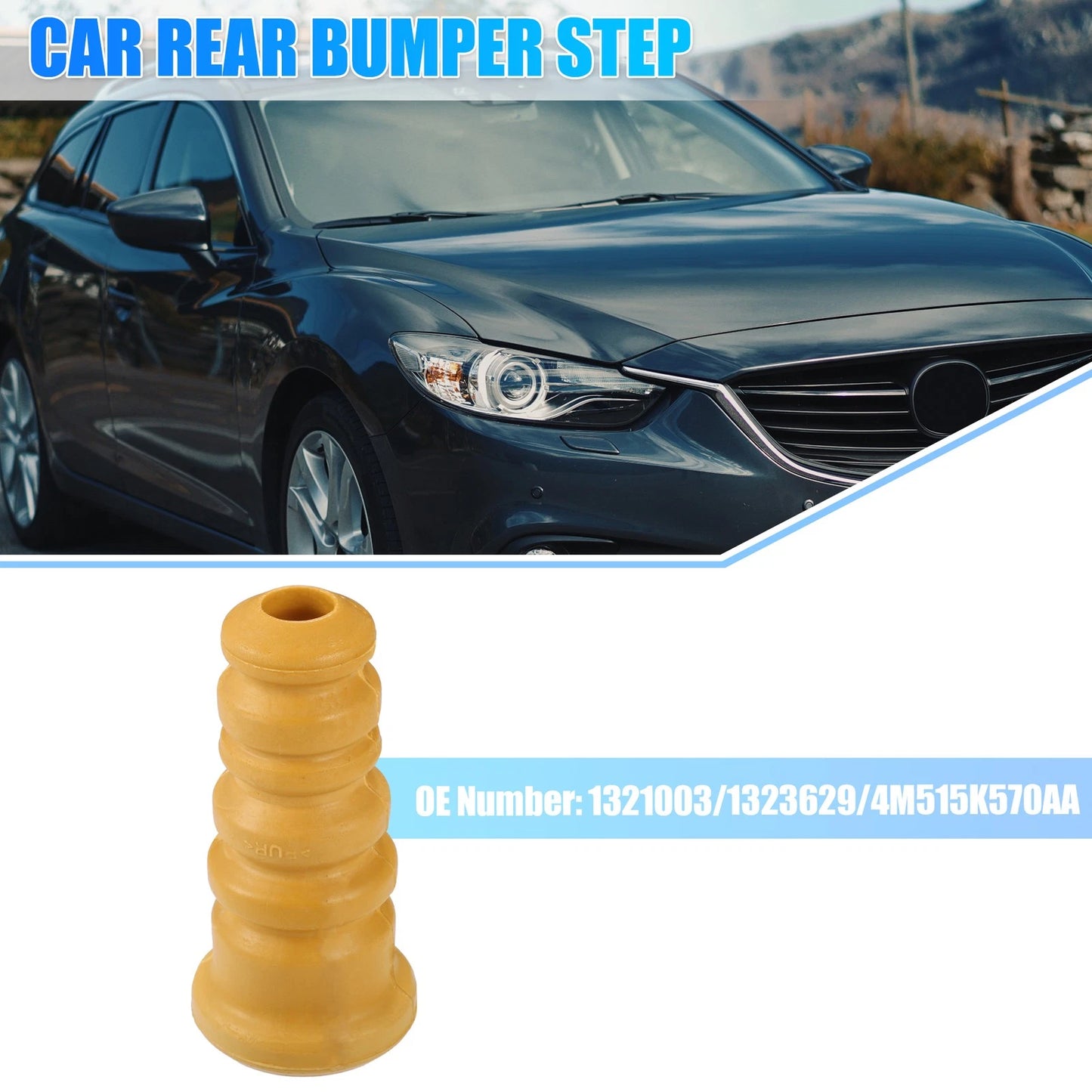 Rear Bumper Step for Mazda 3, Ford Focus (2009-2012)