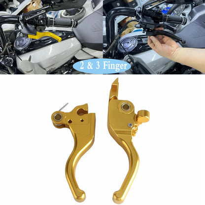 Handlebar Hand Brake Clutch Levers for Harley Touring Road Glide (2008-2023)