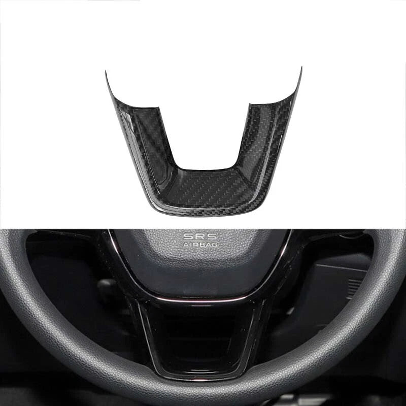 Carbon Fiber Steering Wheel Bottom Cover Trim for Honda Civic 11th 2022+