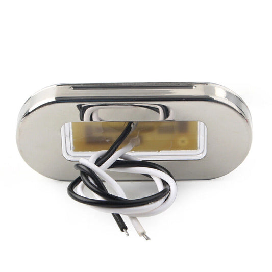12V 3 SMD LED Red Signal Light Lamp for Truck Trailer RV Boat
