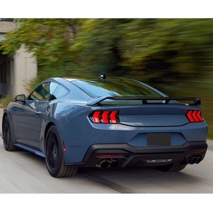 Rear Bumper Lip Diffuser for Ford Mustang GT S650 2024+ Carbon Fiber