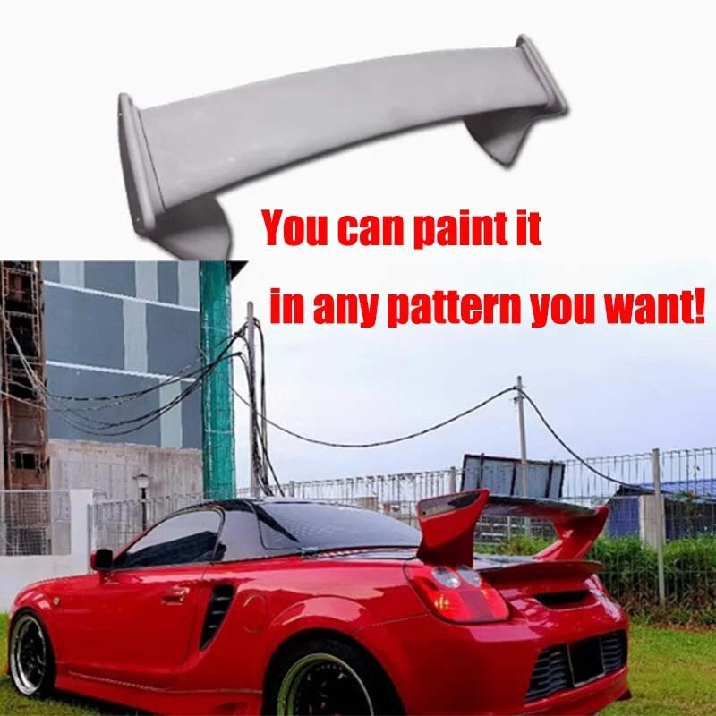Unpainted Rear Trunk Spoiler Wing for Toyota MR2 Spyder W30 2000-2005