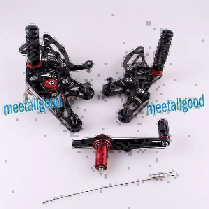 Aluminum Black Rearset Foot Pegs for BMW S1000RR (2015)