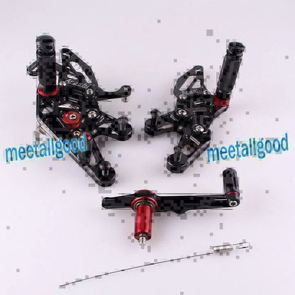 Aluminum Black Rearset Foot Pegs for BMW S1000RR (2015)