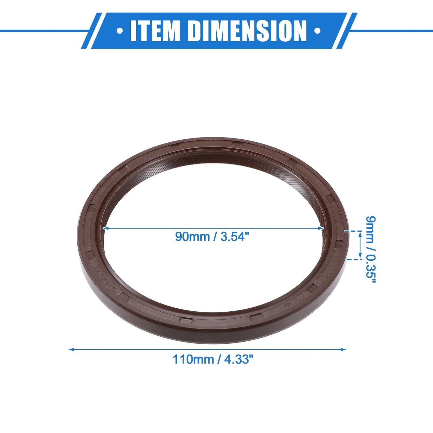 Engine Crankshaft Oil Seal for Toyota Sienna 1998-2015 Rubber Seal