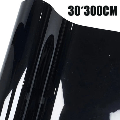 300CM Aesthetic Enhancing High Gloss Black Vinyl Film for Cars