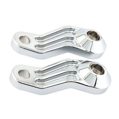 2 x Chrome Rear Turn Signal Light Holders for Triumph Thruxton (2016-2023)