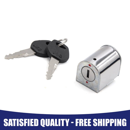 1 x Stainless Steel Motorcycle Steering Lock with Keys for Honda CG125