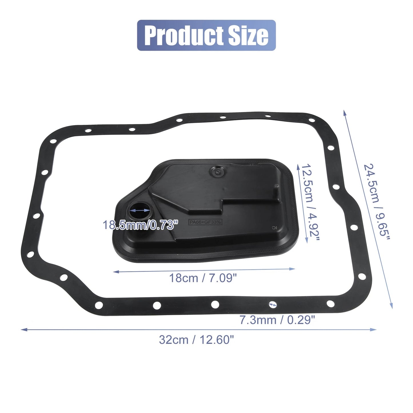 Transmission Filter Oil Pan Gasket for Ford Focus (2000-2011)