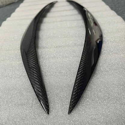 Carbon Fiber Headlight Eyelid Eyebrow Cover for Infiniti FX35 FX37 FX50 2009-13