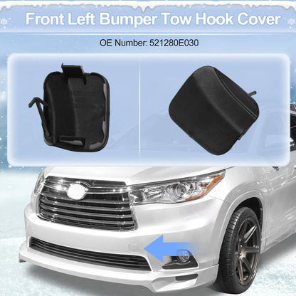 Left Front Car Tow Hook Cover Cap for Toyota Highlander (2014–2016)