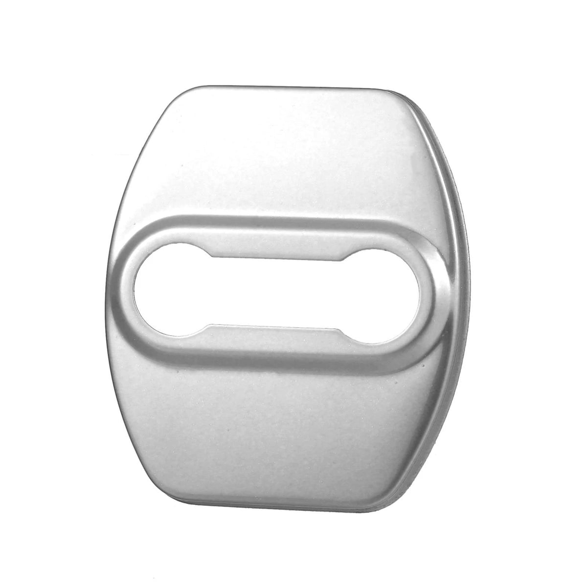 4 x Car Door Lock Latch Covers for Hyundai Kia Silver Tone