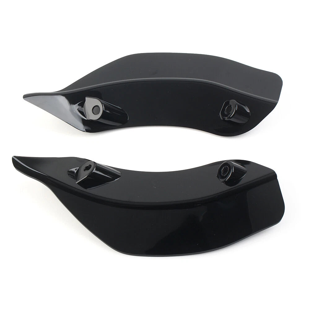 Black Upper Fairing Accents Air Wind Deflector for Harley Road Glide FLTRX (2015-2020)