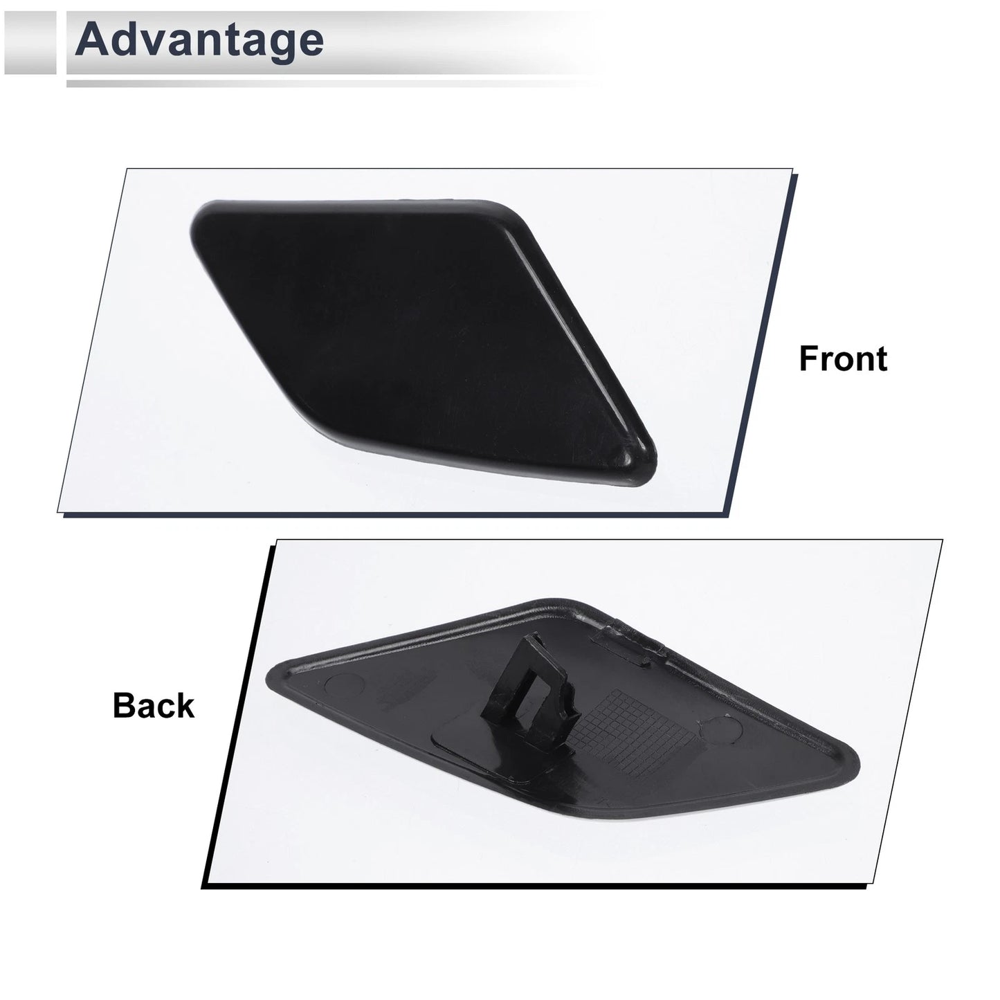 Bumper Headlight Washer Nozzle Cover for Volvo S40 (2008-2010)