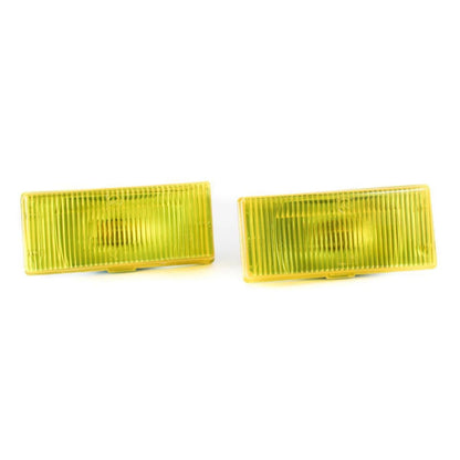 Fog Light Lamp Yellow Pair Fits Mitsubishi Fuso FN527 FV87 Truck 1986-94 D06
